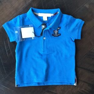 Baby boy Burberry polo shirt